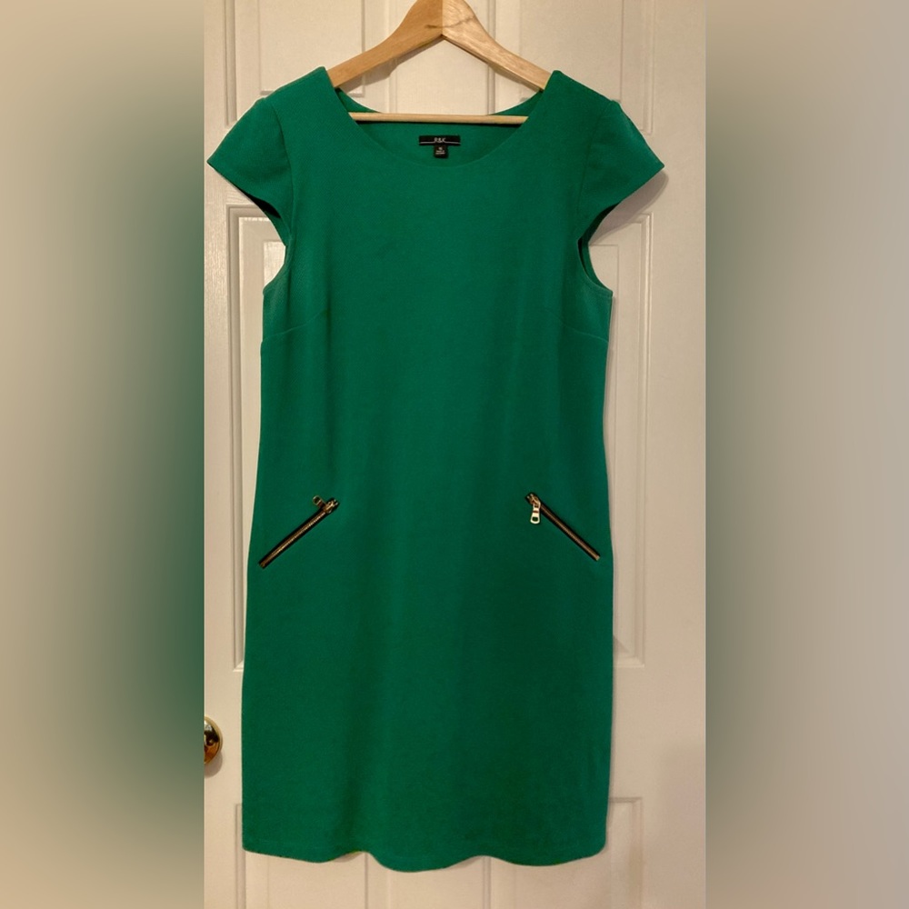 R & K Green Dress with Pockets